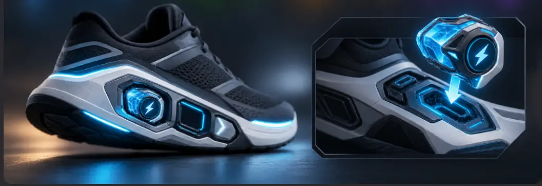A Pod inserted into a matching PULSE Shoe socket
