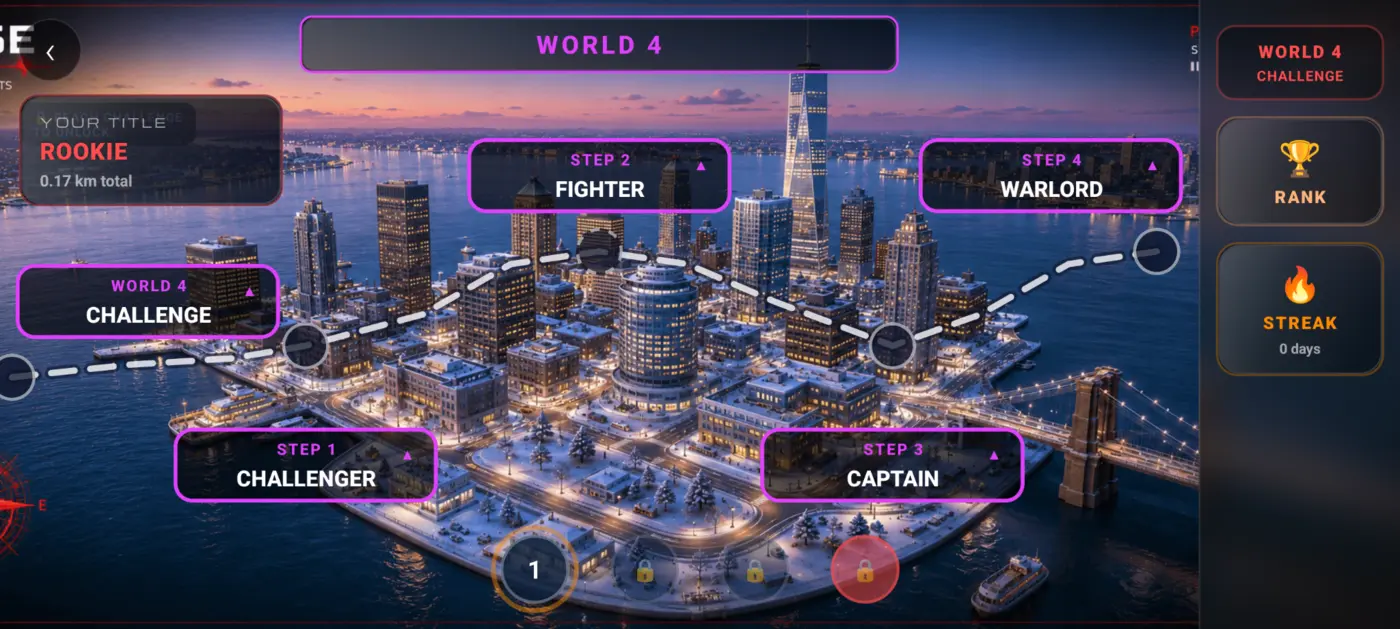 PULSE World 4 Challenge map
